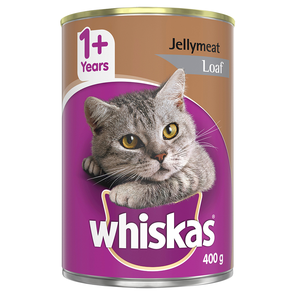 WHISKAS® Adult Wet Cat Food Mixed Variety 24 x 400g Cans