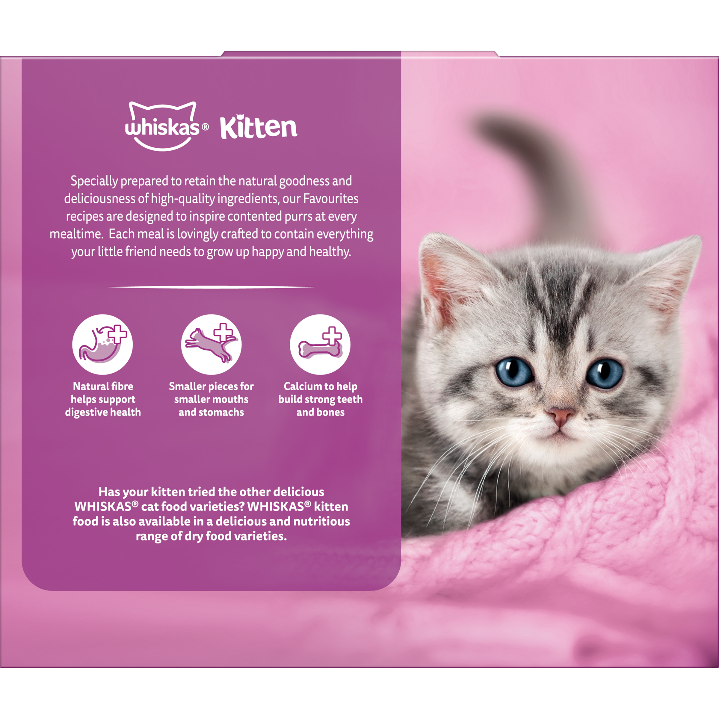 Dry cat food with very best sale small pieces