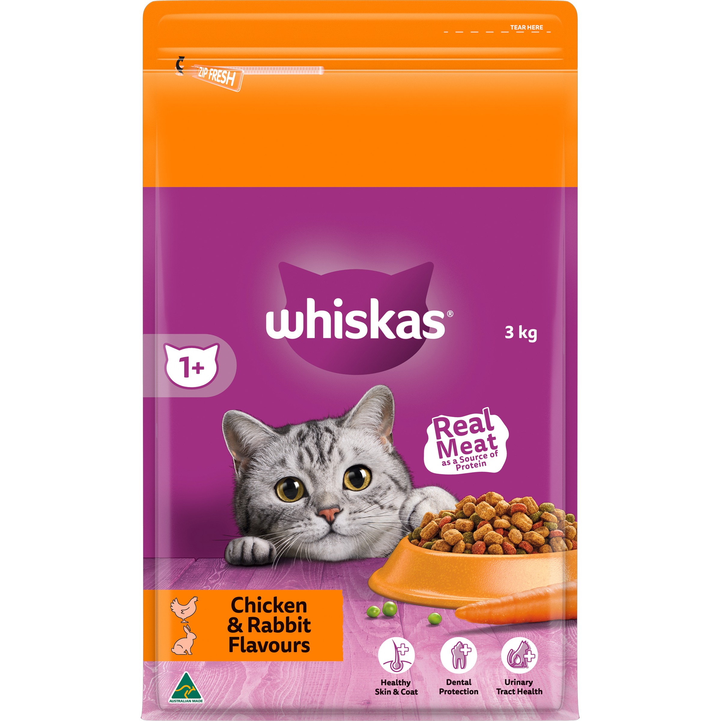 Whiskas Best Food For Cats With Dry Skin Whiskas Persian 3-in-1